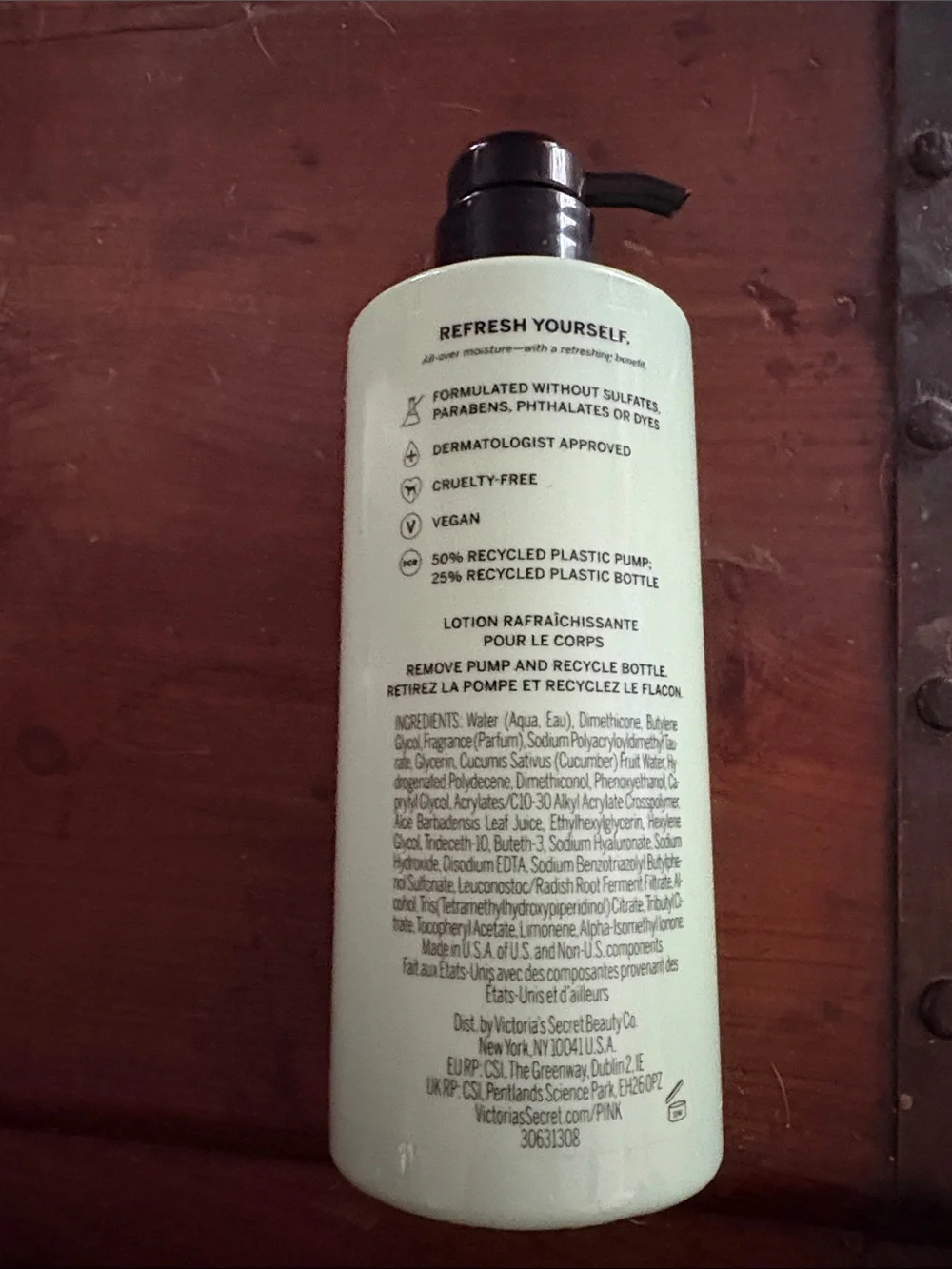 Never Used PINK Cucumber Refreshing Body Lotion